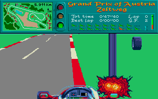 Vroom atari screenshot