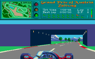 Vroom atari screenshot