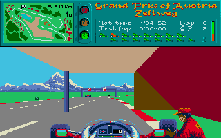 Vroom atari screenshot