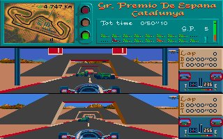 Vroom Multi-Player atari screenshot