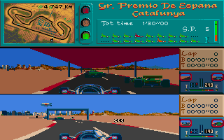 Vroom Multi-Player atari screenshot