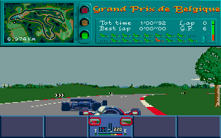 Vroom Multi-Player atari screenshot