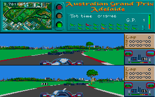 Vroom Multi-Player atari screenshot