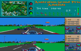 Vroom Multi-Player atari screenshot