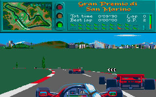 Vroom Multi-Player atari screenshot