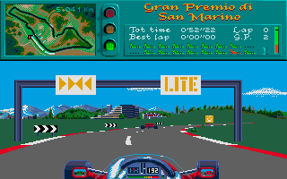 Vroom Multi-Player atari screenshot