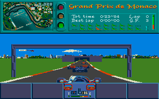 Vroom Multi-Player atari screenshot