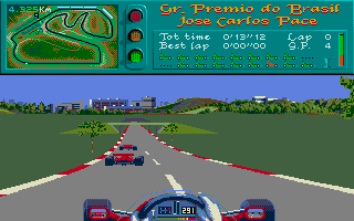 Vroom Multi-Player atari screenshot
