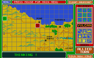 Vulcan - The Tunisian Campaign atari screenshot