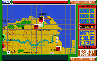 Vulcan - The Tunisian Campaign atari screenshot