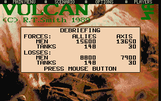 Vulcan - The Tunisian Campaign atari screenshot