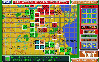 Vulcan - The Tunisian Campaign atari screenshot