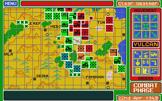 Vulcan - The Tunisian Campaign atari screenshot
