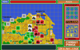 Vulcan - The Tunisian Campaign atari screenshot