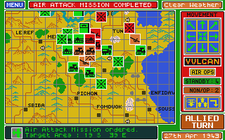 Vulcan - The Tunisian Campaign atari screenshot