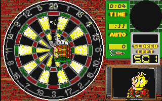 Wacky Darts atari screenshot