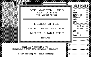 Waffen des Kin O Kin (Die) atari screenshot