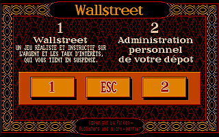 Wall$treet atari screenshot