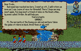 War in Middle Earth atari screenshot