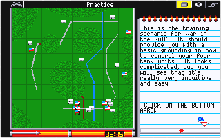 War in the Gulf atari screenshot