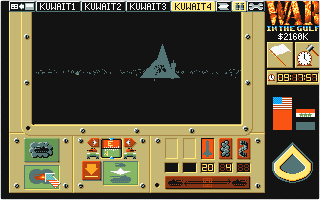 War in the Gulf atari screenshot