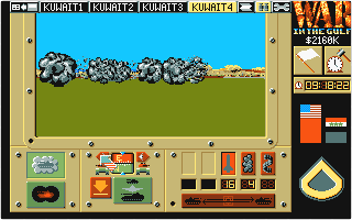War in the Gulf atari screenshot
