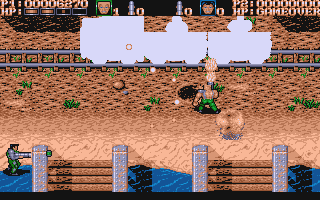 War Zone atari screenshot
