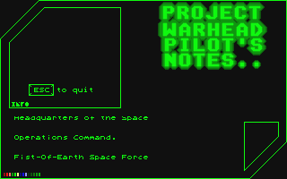 Warhead atari screenshot