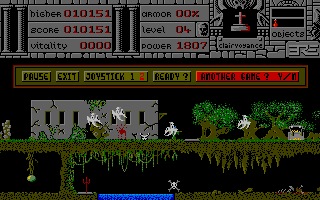 Warlock atari screenshot