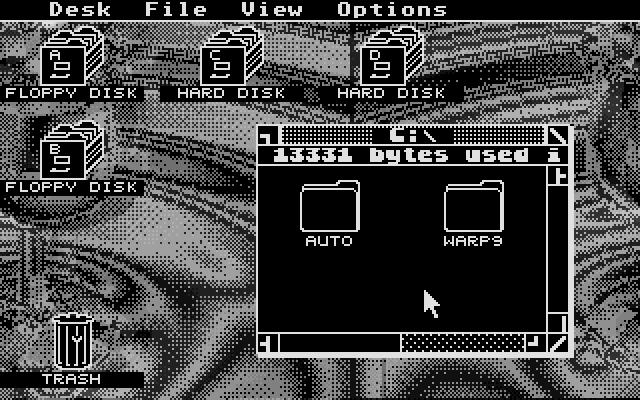 Warp 9 atari screenshot