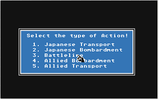 Warship atari screenshot