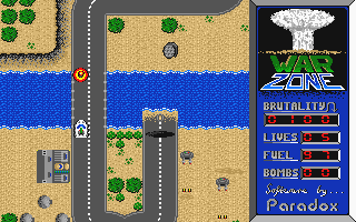 Warzone atari screenshot