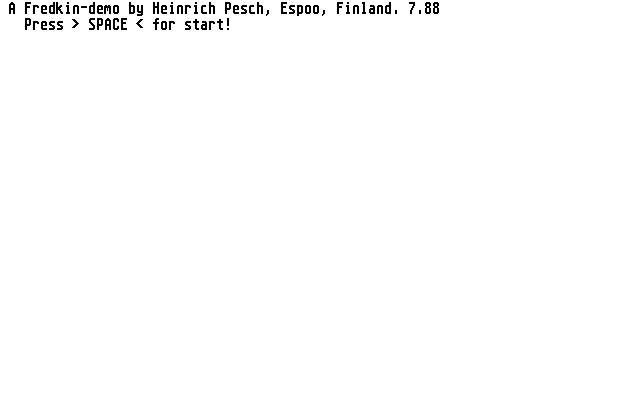 Fredkin Demo — screenshot 1