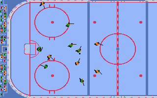 Wayne Gretzky Hockey atari screenshot