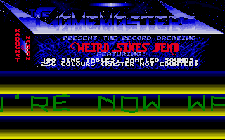 Weird Sines Demo atari screenshot