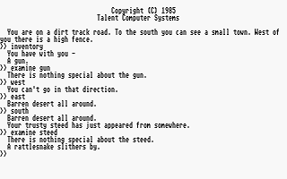 West atari screenshot
