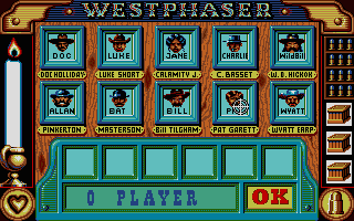 Westphaser (Steve McQueen) atari screenshot