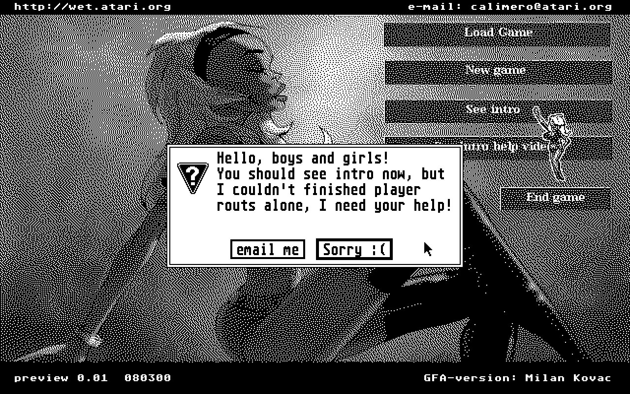 Wet - The Sexy Empire atari screenshot