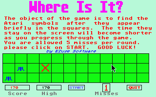 Where is It atari screenshot