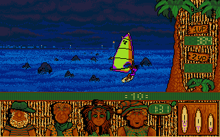 Wind Surf Willy atari screenshot