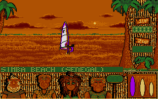 Wind Surf Willy atari screenshot