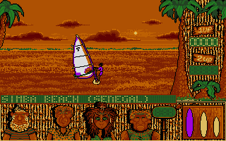 Wind Surf Willy atari screenshot