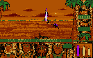 Wind Surf Willy atari screenshot