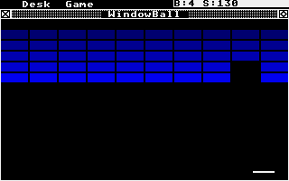 WindowBall atari screenshot