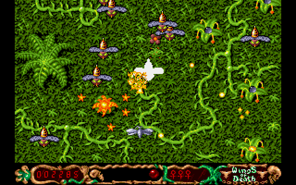 Wings of Death atari screenshot