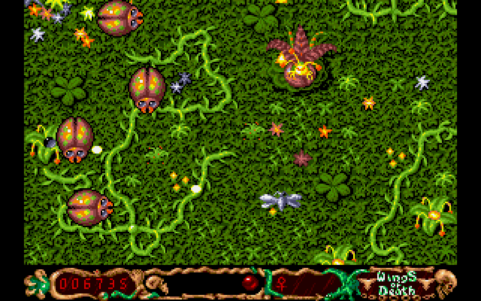 Wings of Death atari screenshot