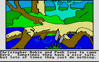 Winnie the Pooh atari screenshot