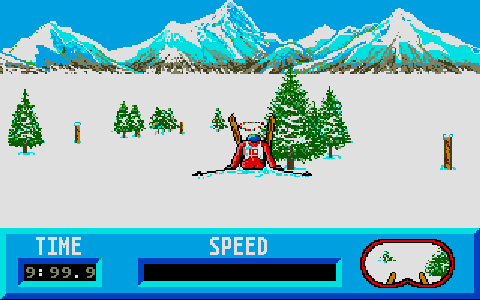 Winter Challenge atari screenshot