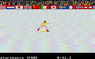 Winter Games atari screenshot