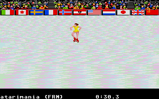 Winter Games atari screenshot